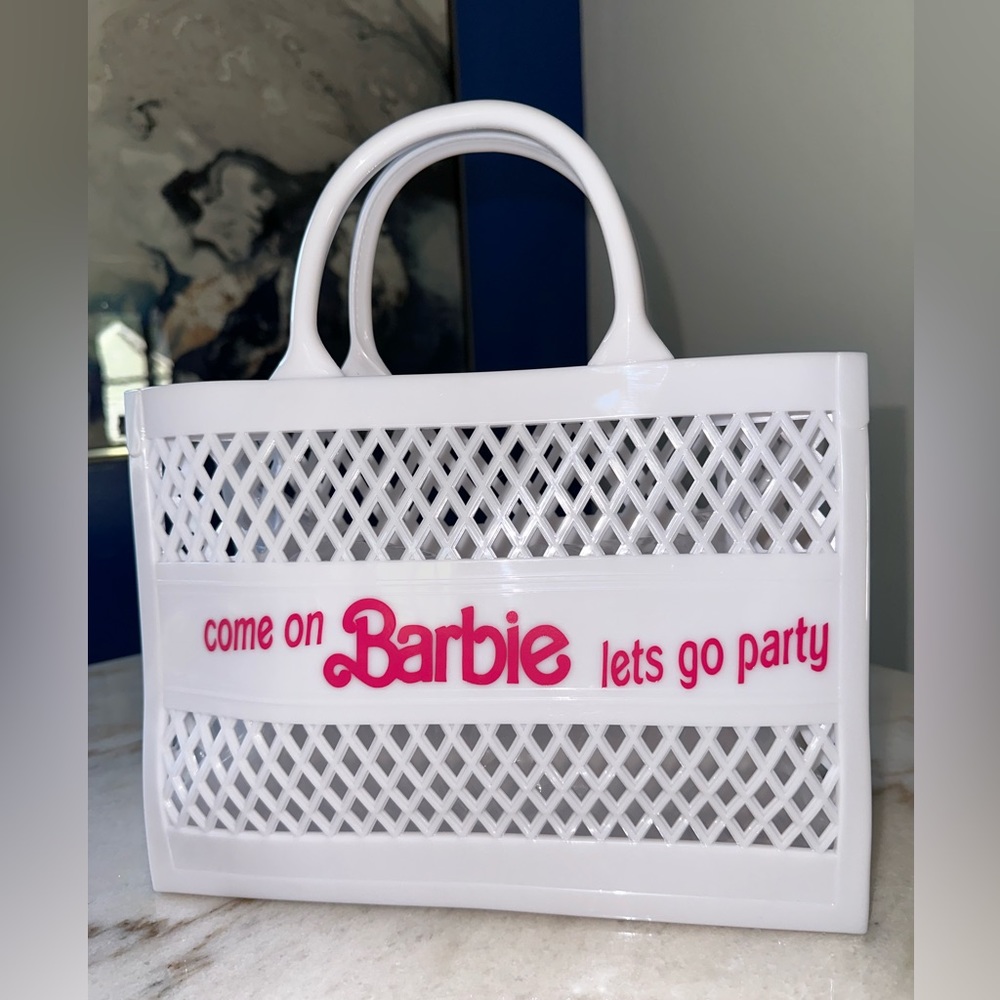 Come on Barbie lets go party! Beach Tote.